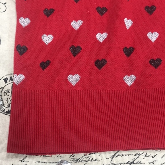 Maison Jules Heart-Print Sweater - Picture 5 of 6